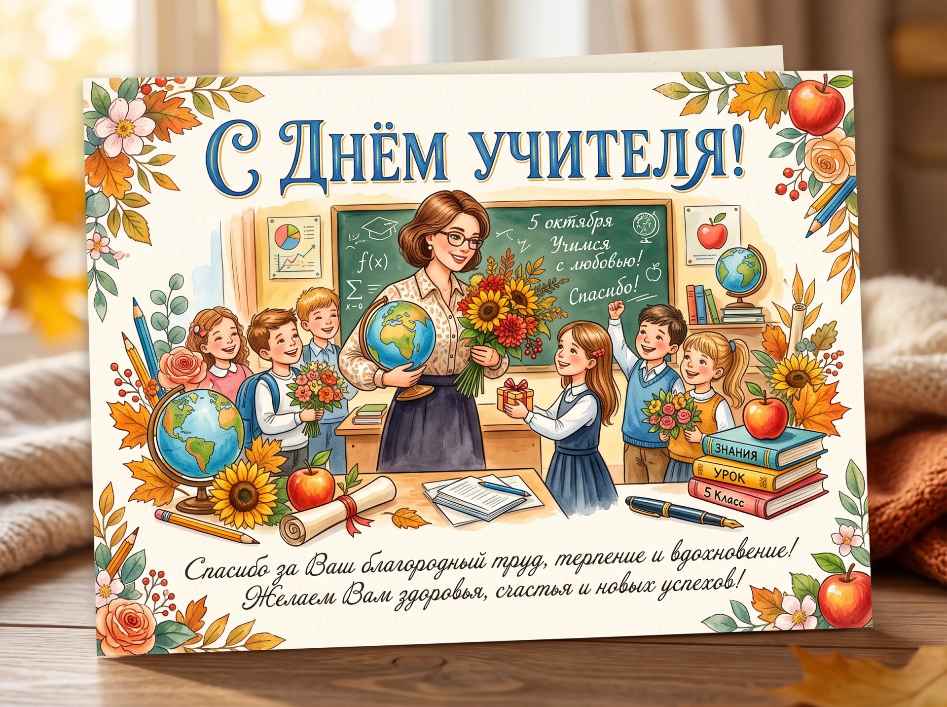 Николай Нестеров поздравил педагогов, ветеранов педагогического труда, работников образ...