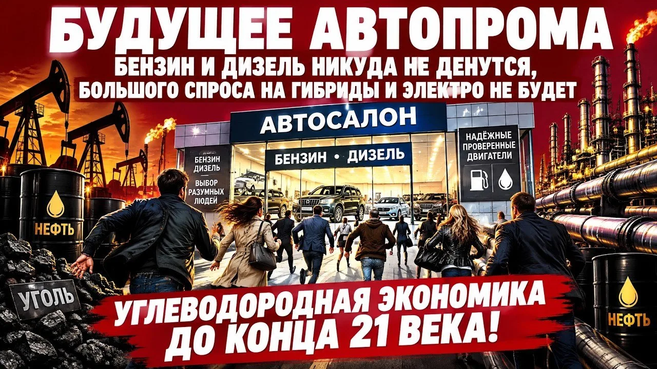 ❗️⚡️Будущее автопрома / Бензин и дизель никуда не денутся, Большого спроса на гибриды и...