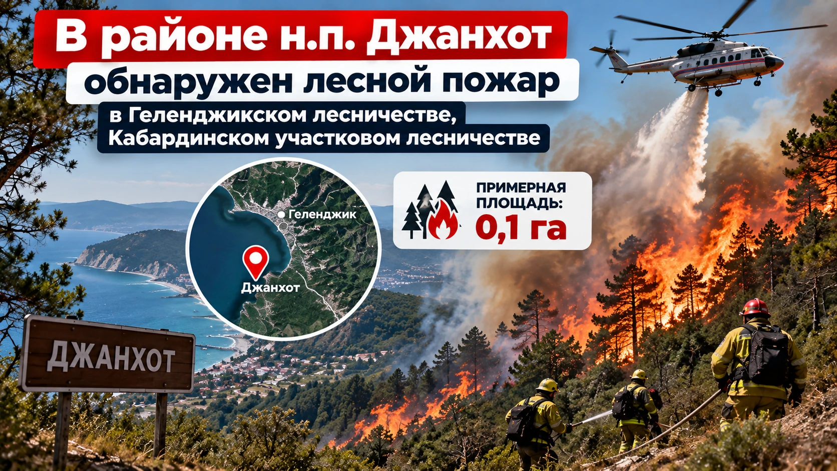 Во время отражения атаки, в результате падения обломков БПЛА в районе лесного массива в...