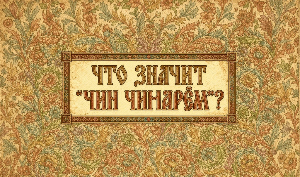 ЧТО ЗНАЧИТ «ЧИН ЧИНАРЁМ»?

Когда на Руси появились слова «чин» и «чиновник»? Что такое «чинно»? Связ