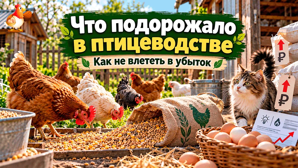 Что подорожало в птицеводстве сильнее всего в 2026 году – и как хозяевам кур не влететь...