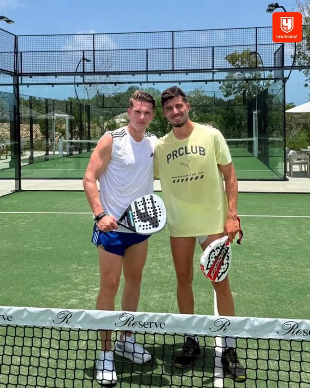 🎾 С чемпионата мира — сразу на корт