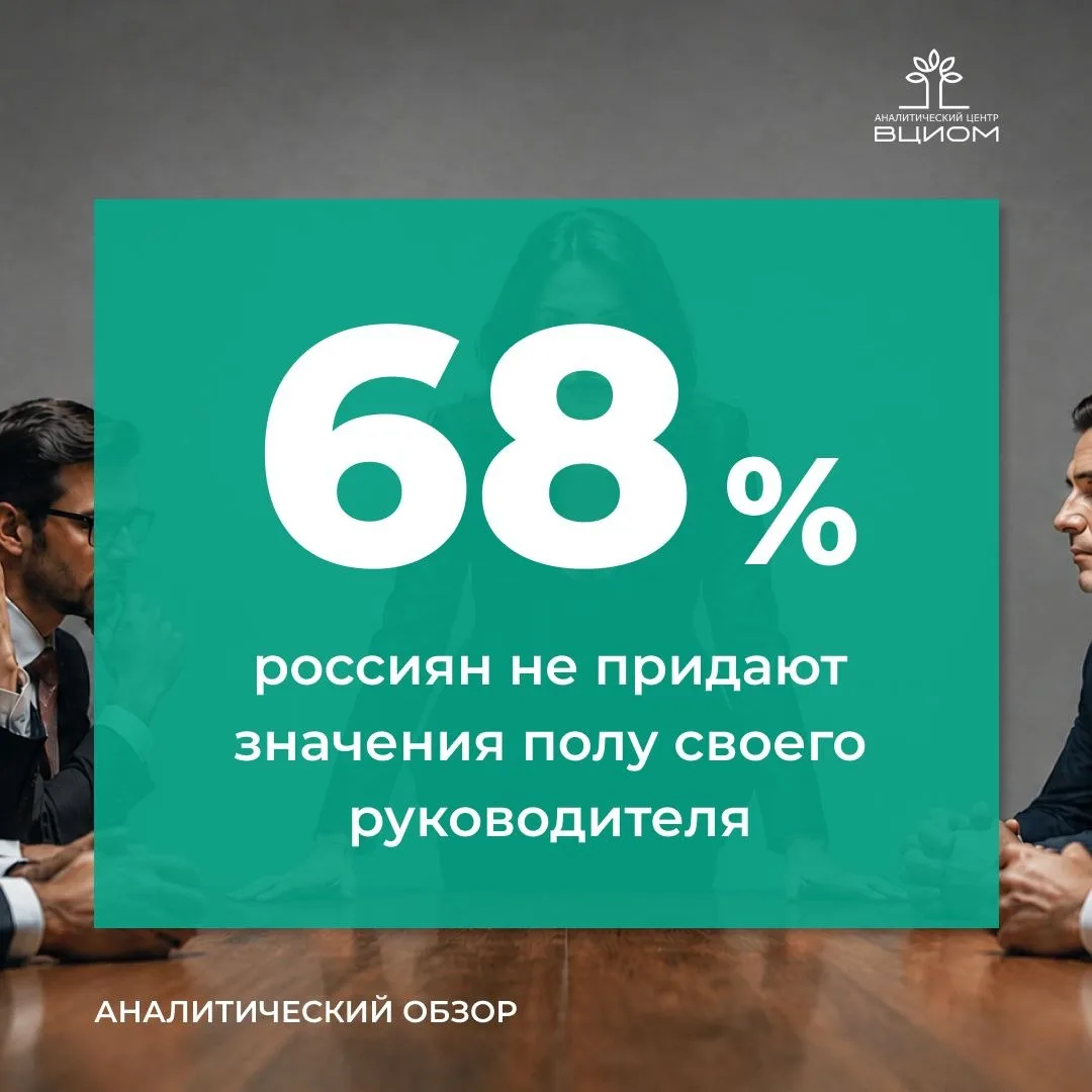 Исследователи ВЦИОМ спросили народ о женском лидерстве.