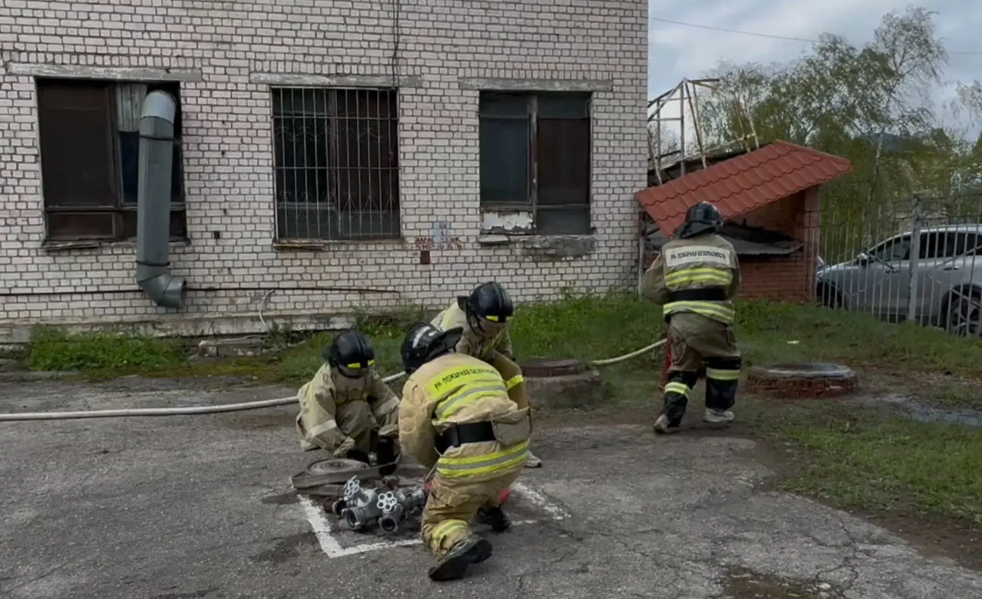 🚒Сегодня, 28.04.2026, в преддверии Дня пожарной охраны России на базе ГБПОУ «ТСЭК» и 86 ПСЧ прошла Р