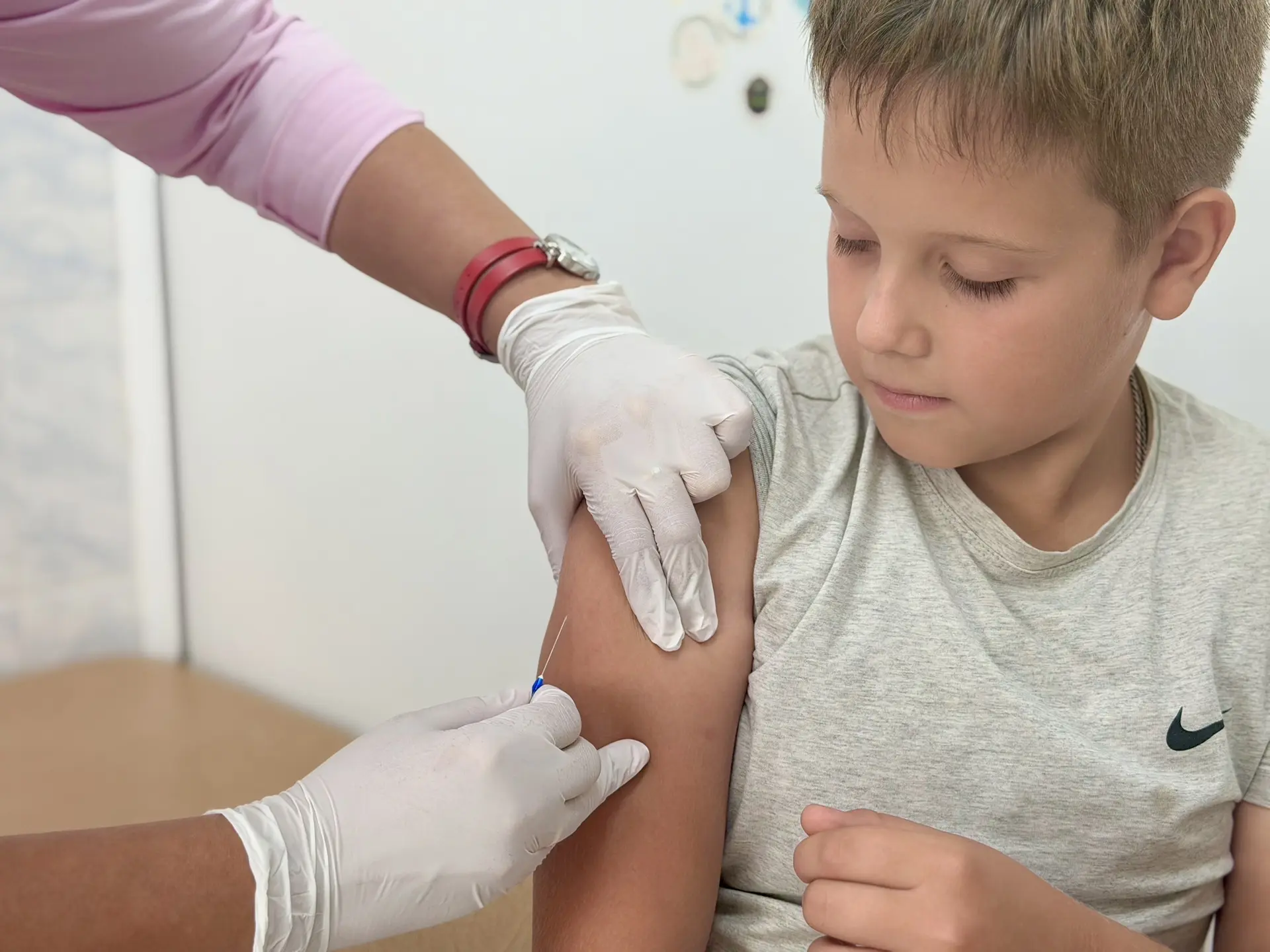 Вакцинация детей от гриппа💉