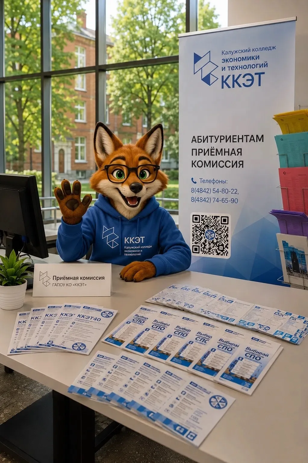 📅 14 июля 2026, утро

Каждое утро в приёмной комиссии Калужского колледжа экономики и технологий на