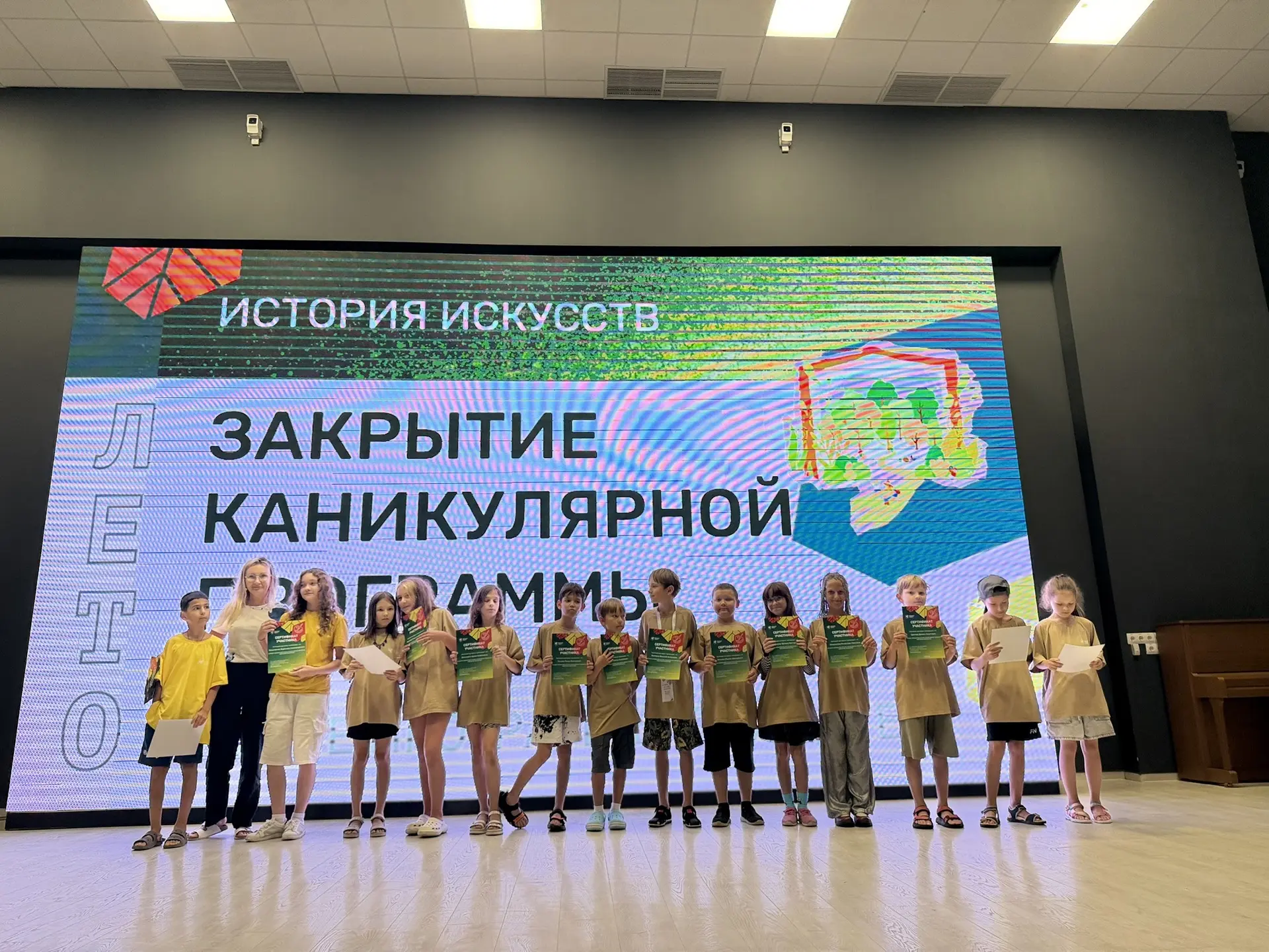 🎉 Четвёртая летняя каникулярная программа «История искусств» подошла к концу!

Совместно с Многопро
