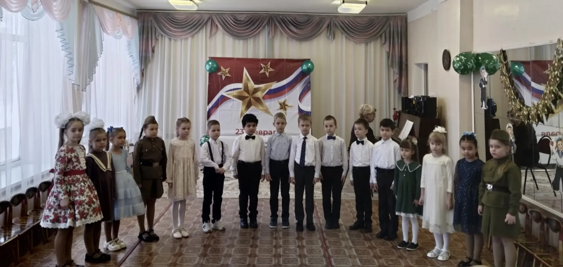 В преддверии праздника День Защитника Отечества в группе "Жемчужинки" прошел праздничны...