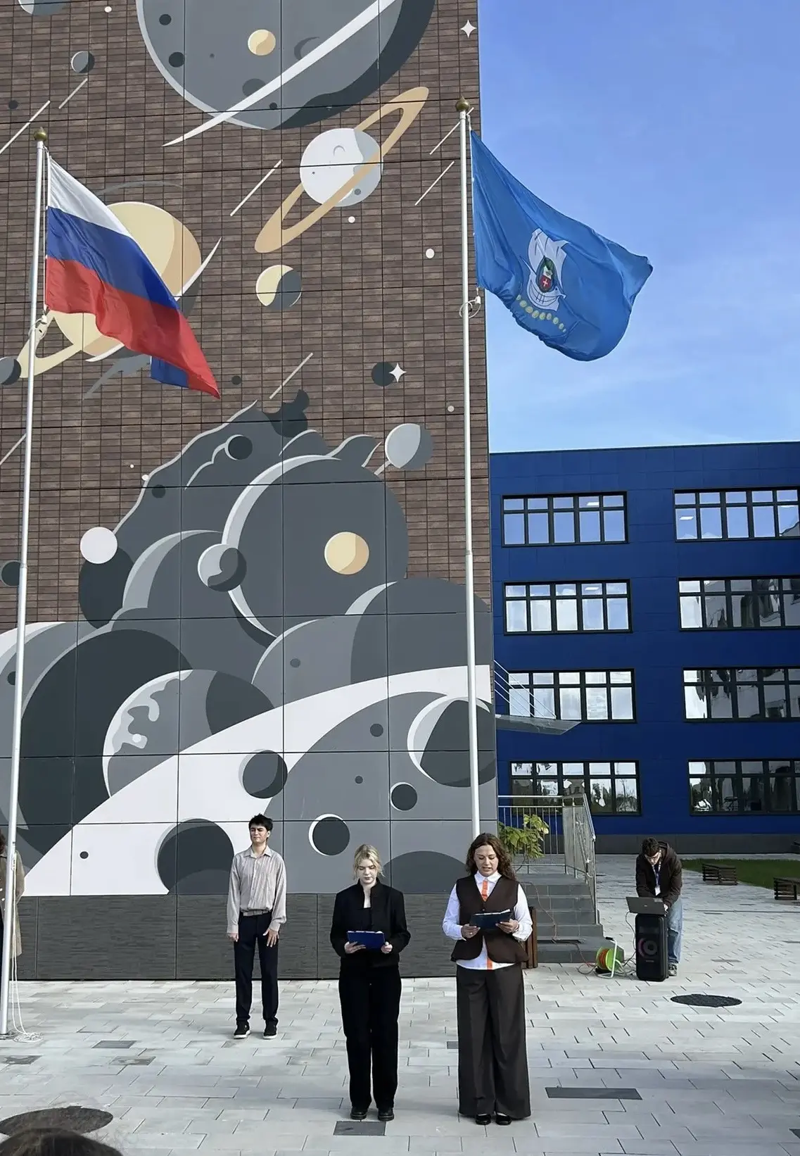 Первая линейка в новом учебном году
