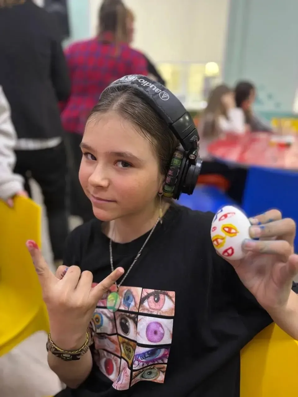🧑‍🎨ПАСХАЛЬНОЕ ТВОРЧЕСТВО НАШИХ ЛИНГВИСТОВ   🫶Сегодня состоялось увлекательное мероприятие для москов