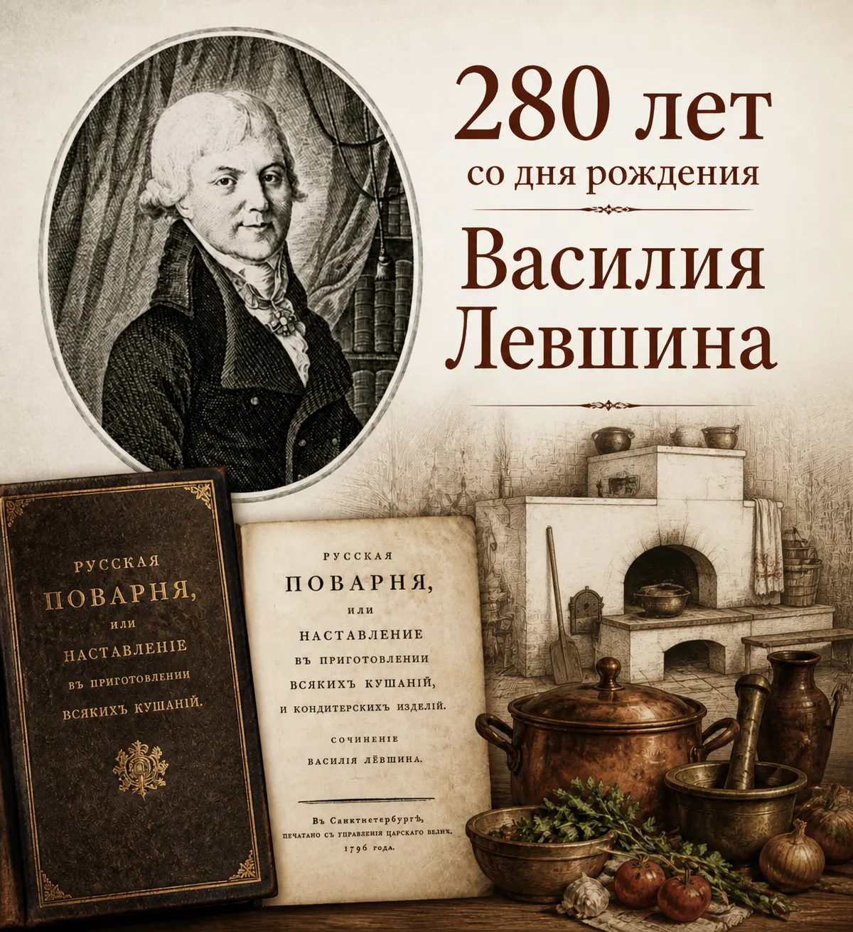 Сегодня исполняется 280 лет со дня рождения Василия Алексеевича Левшина — просветителя,...