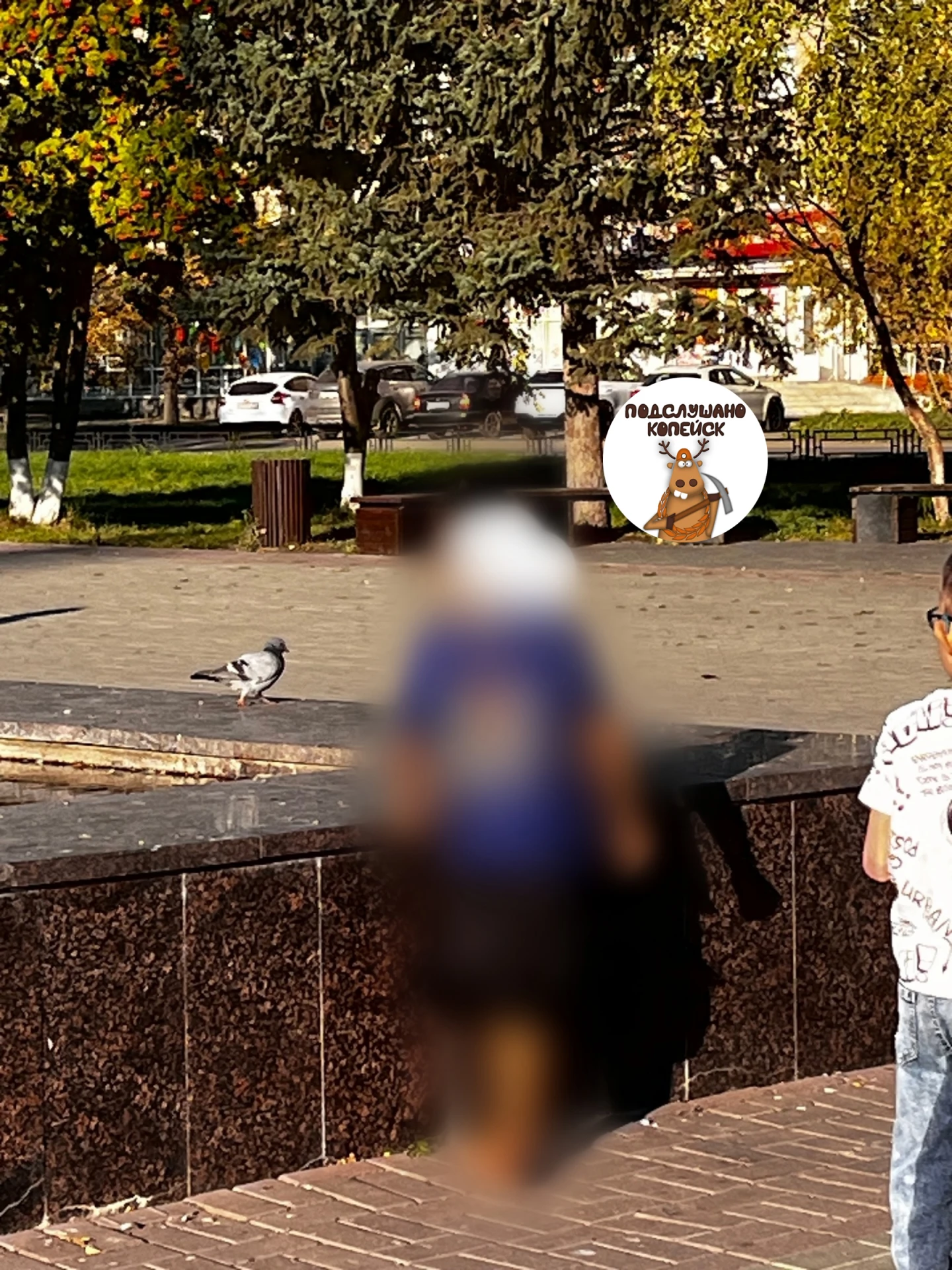 😨Кто узнает чей мальчик?! Сегодня 24.09 в 17:03, ловил голубей, бросал их в мусорный б...