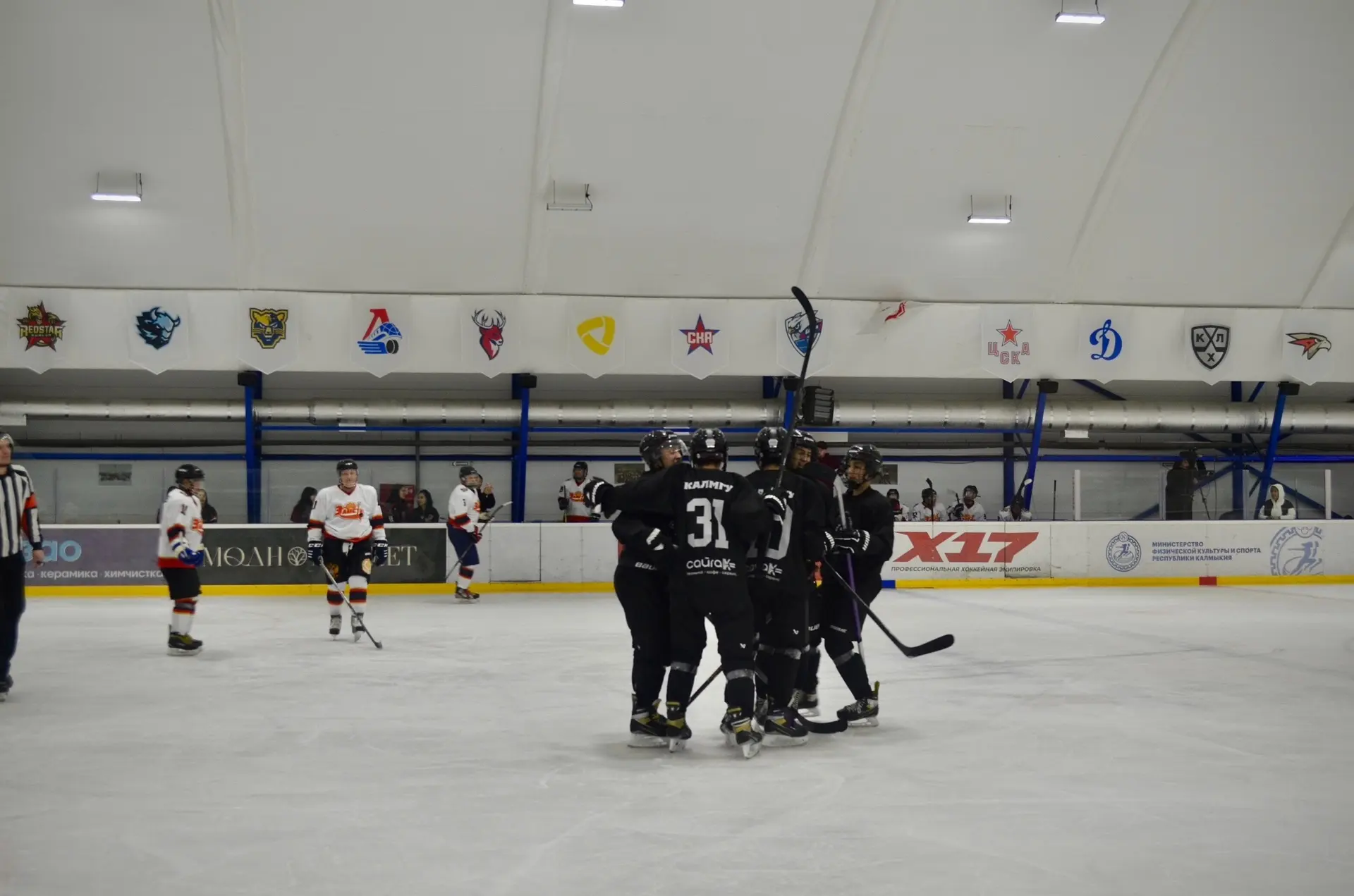 Плей-офф «Кубок Джунгара», первая игра прошла🏒  Команда Калмыцкого государственного университета вст