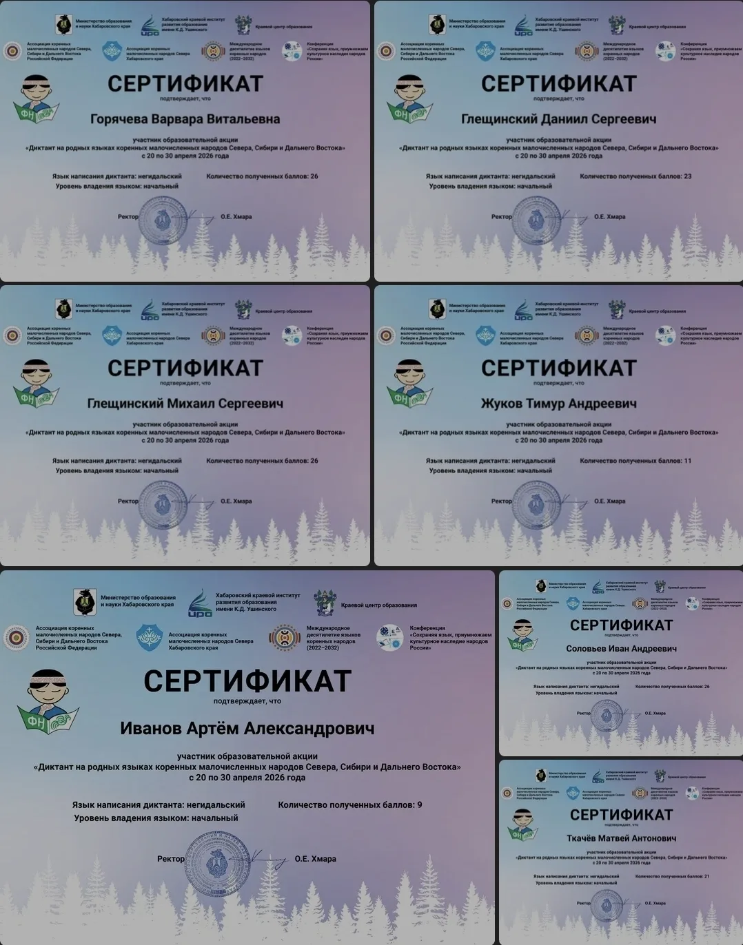 📢 Итоги Диктанта на родных языках коренных малочисленных народов Севера, Сибири и Дальнего Востока 