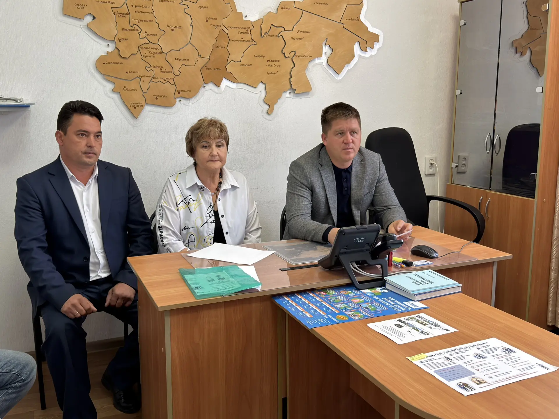 Встретился с коллективом комплексной службы Аскинского района филиала ПАО «Газпром газо...