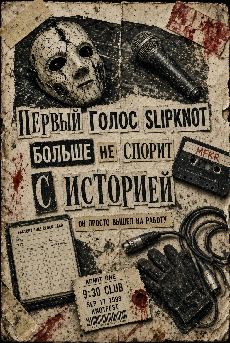 Первый голос Slipknot больше не спорит с историей. Он просто вышел на работу