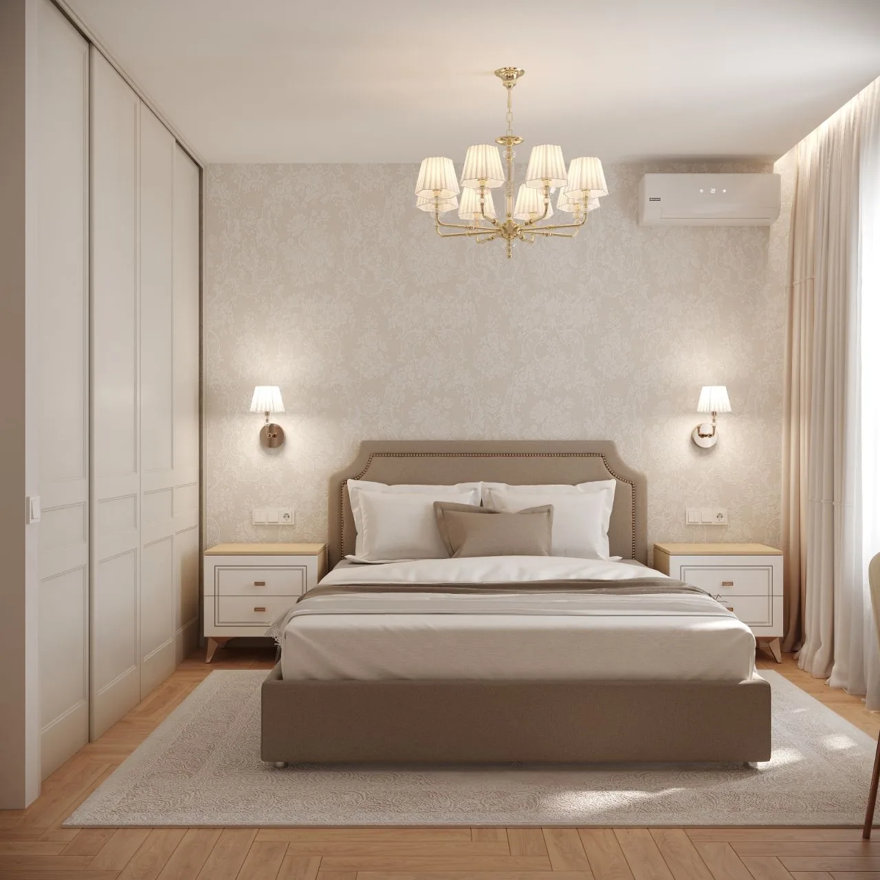 Спальня 15,4
Кабинет 14,6
Ванная 3,5 кв.м
Постирочная 3,9 кв.м

из проекта #квартира77квм
Дизайнер Ю