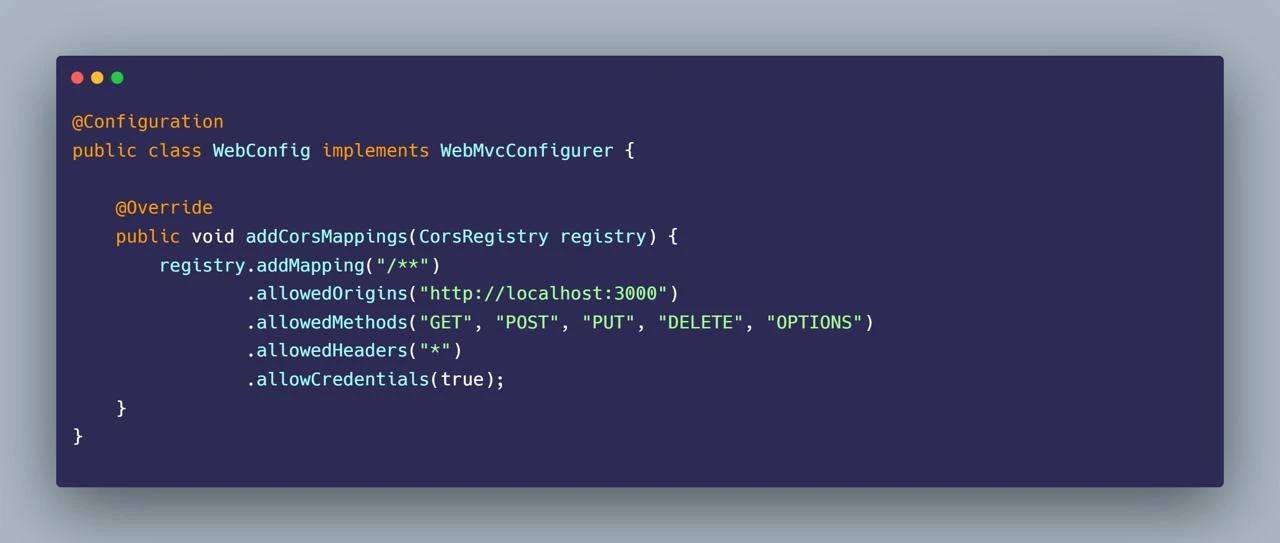 ⚡️ CORS в Spring Boot: не лечите это костылями на фронте