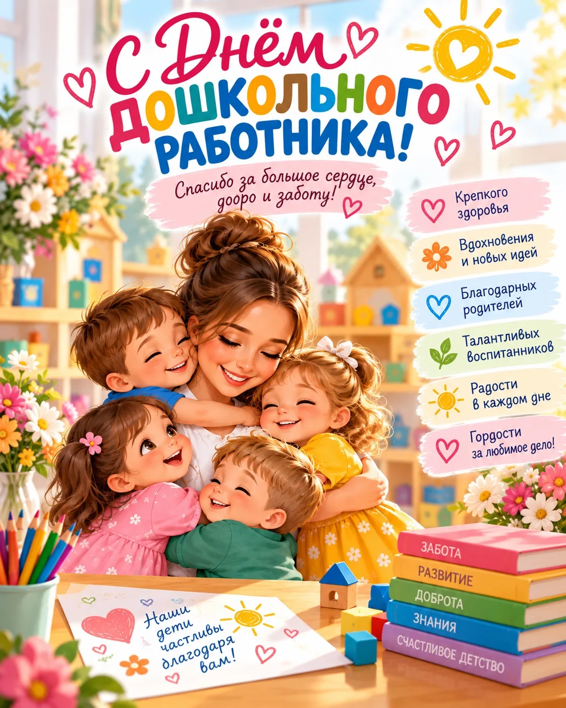 🌷 С Днём дошкольного работника! 🌷