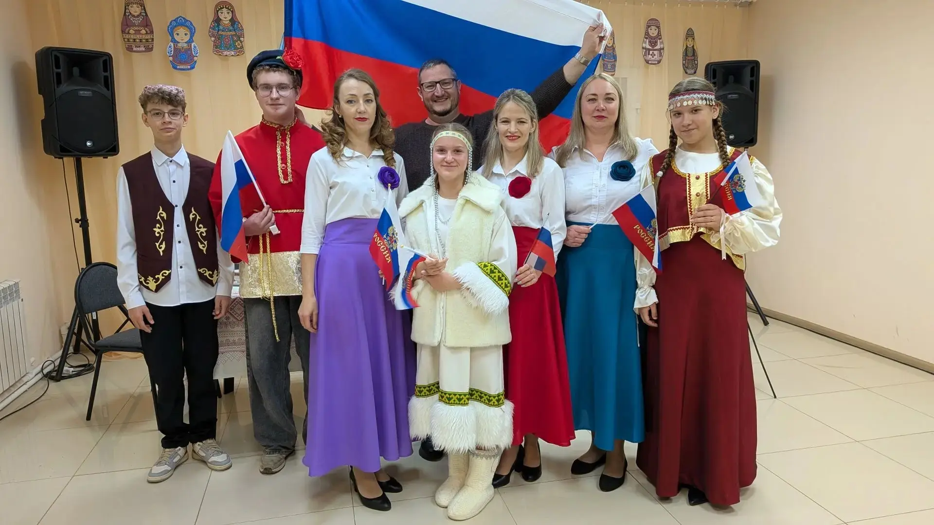 11 апреля мы записывали видеоролик для участие в онлайн марафоне "Многоцветие России".
