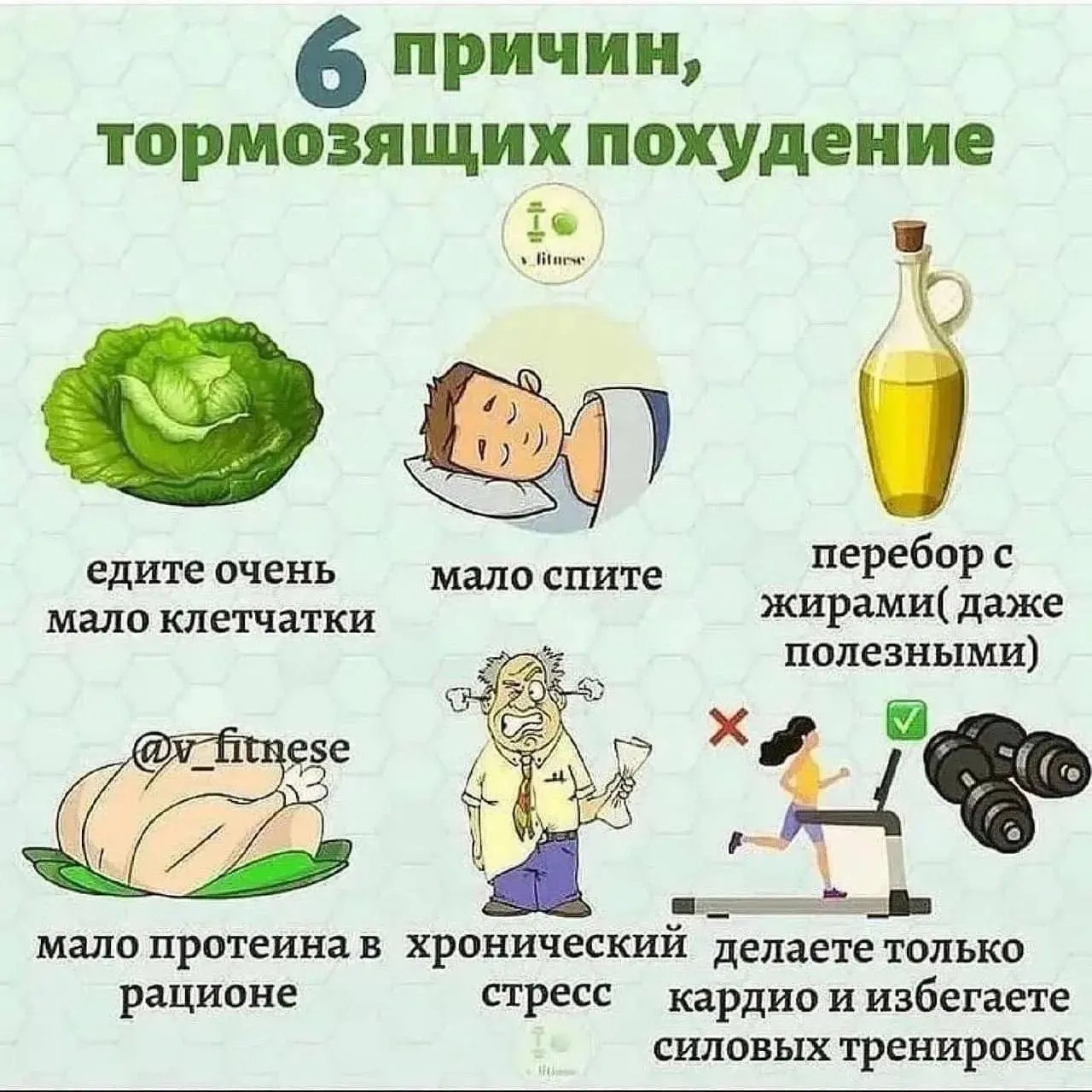 6 причин, которые могут тормозить похудение