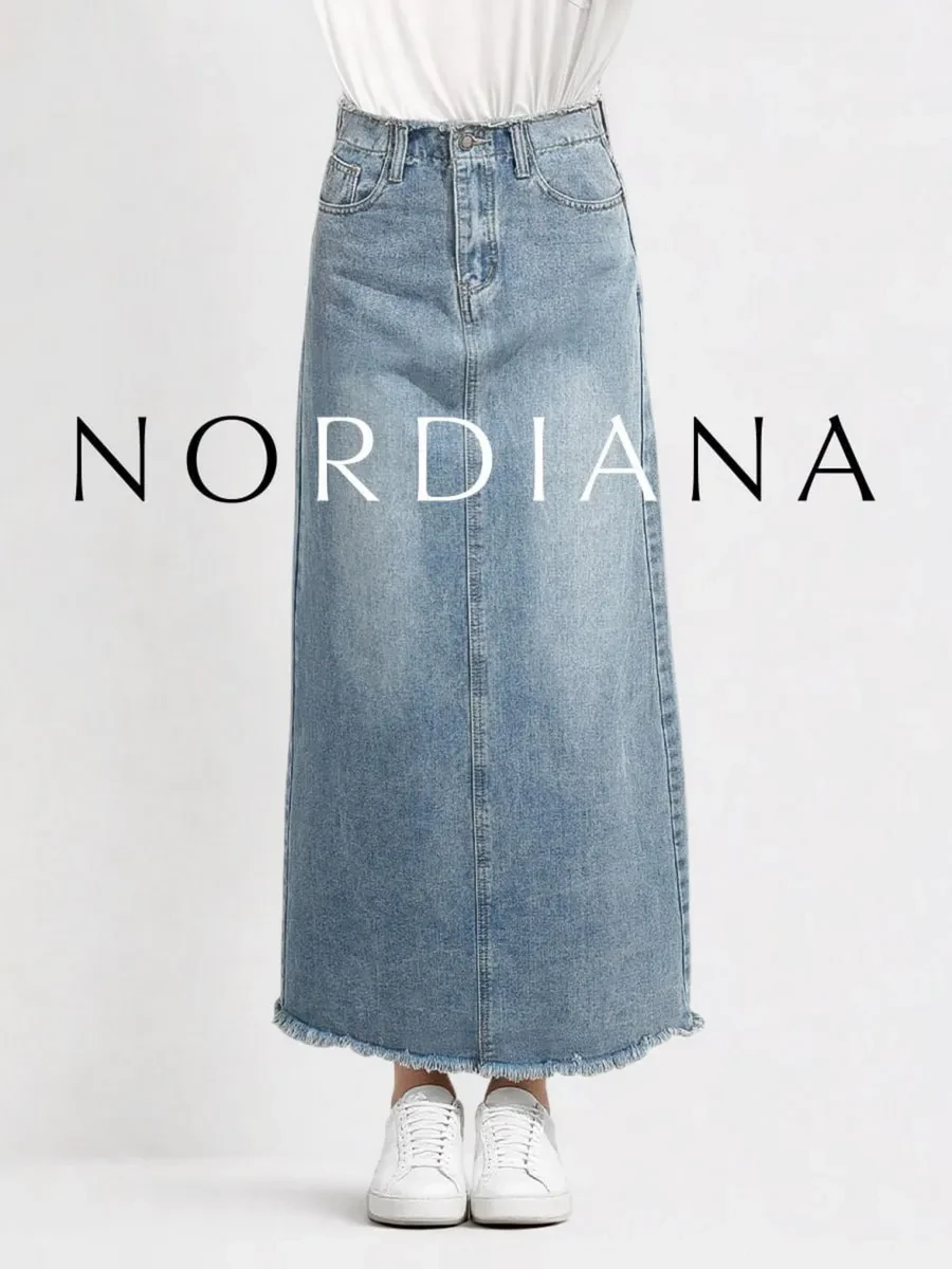 ⚡️ Юбка джинсовая длинная прямая, Nordiana