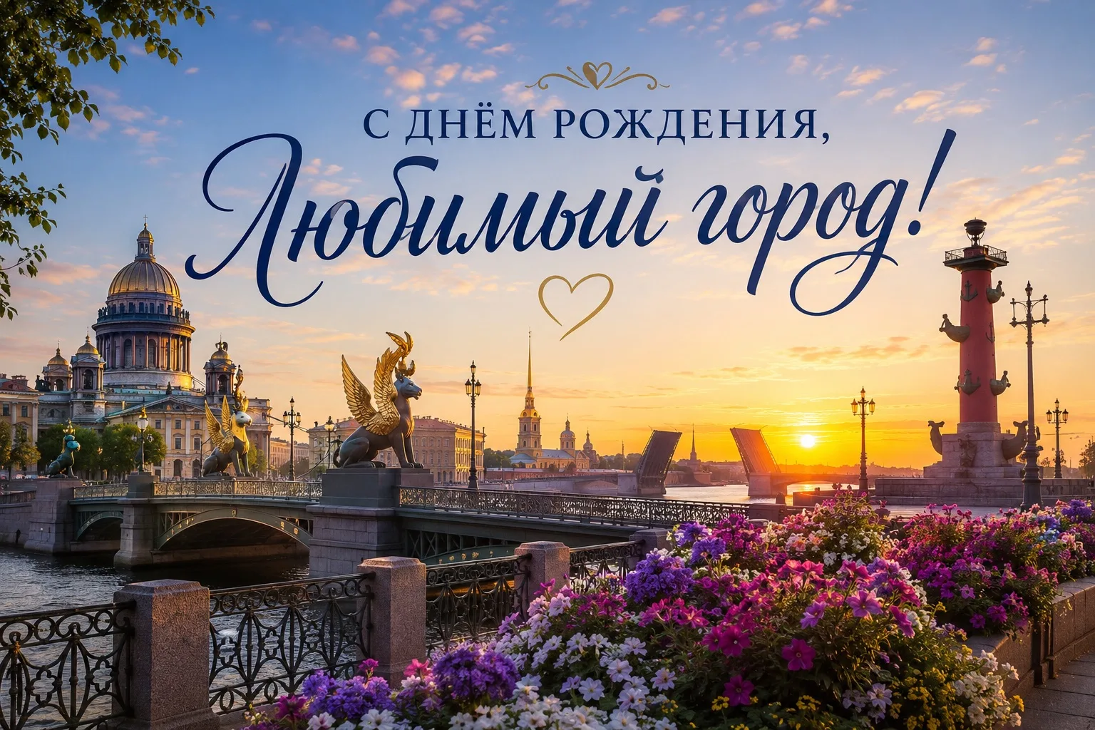 С Днем Рождения, любимый Санкт-Петербург! ❤️