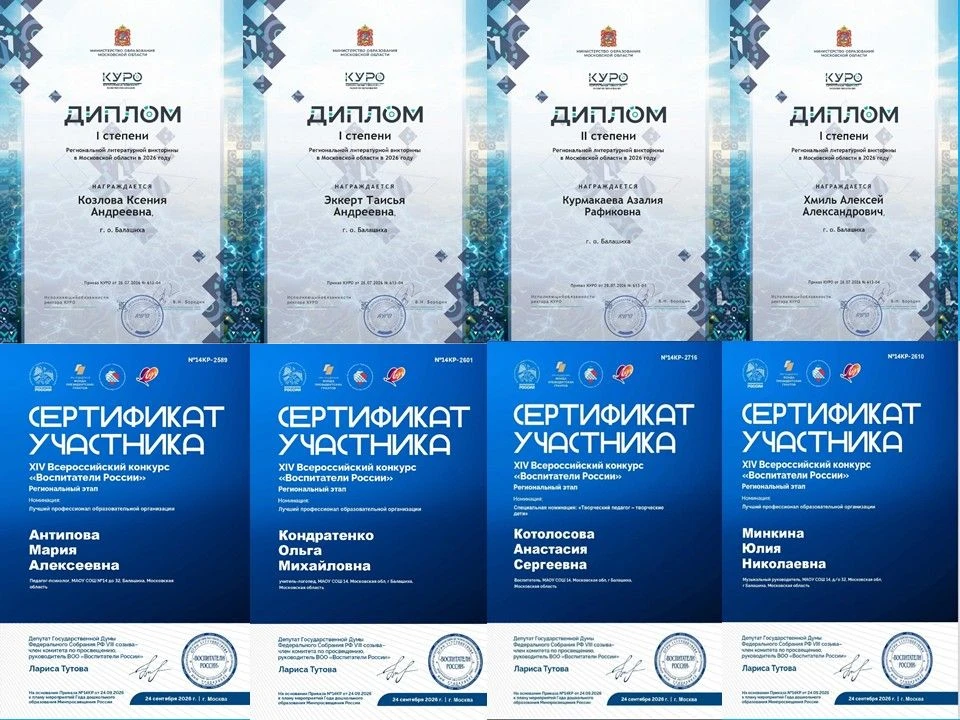 Педагоги и воспитанники приняли участие в Региональной литературной викторине в Московс...