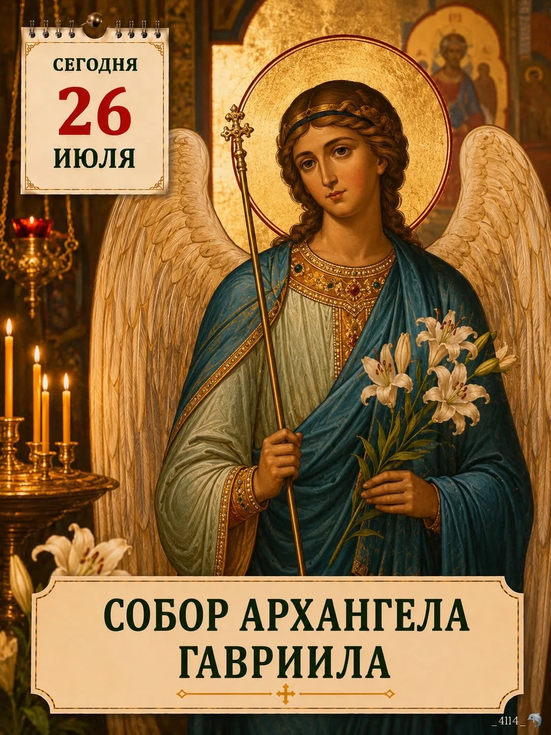 Вестник Бога: как Архангел Гавриил приносил вести, менявшие историю и наши жизни»🕊️

Сегодня, 26 ию