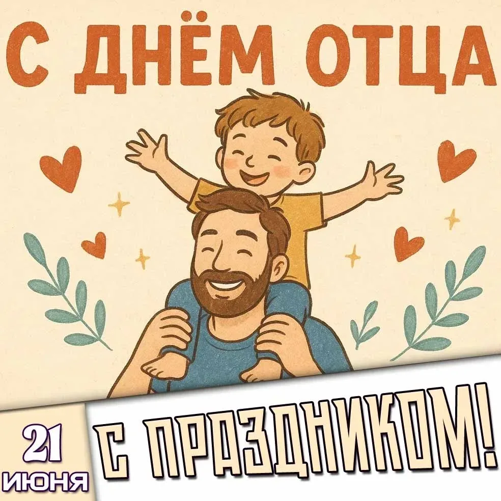 21 июня - Международный день отца

Это праздник, подчеркивающий роль отцовства в обществе и семье, а