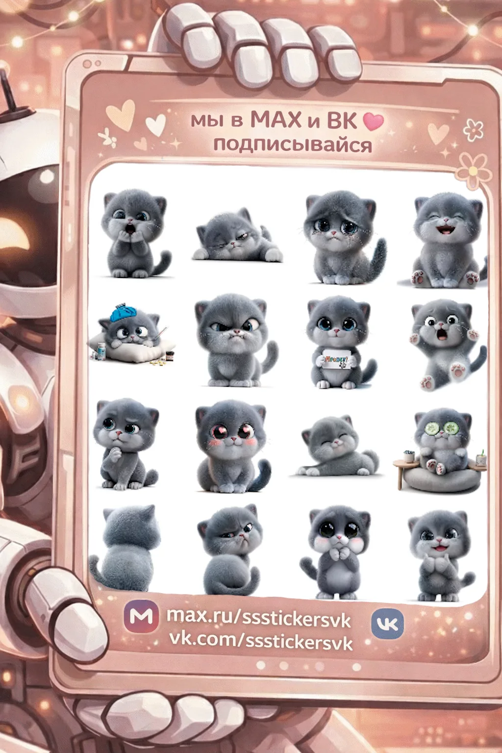 🐱Котенок - https://max.ru/stickerset/66997-kotenok