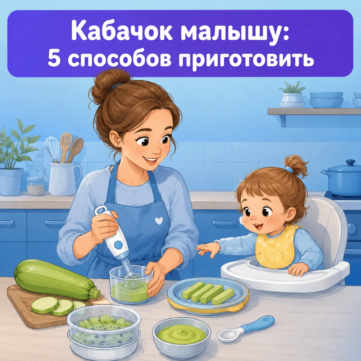 🥒 Кабачок малышу: 5 способов приготовить первый прикорм (проверено на моих пациентах)

На консульта