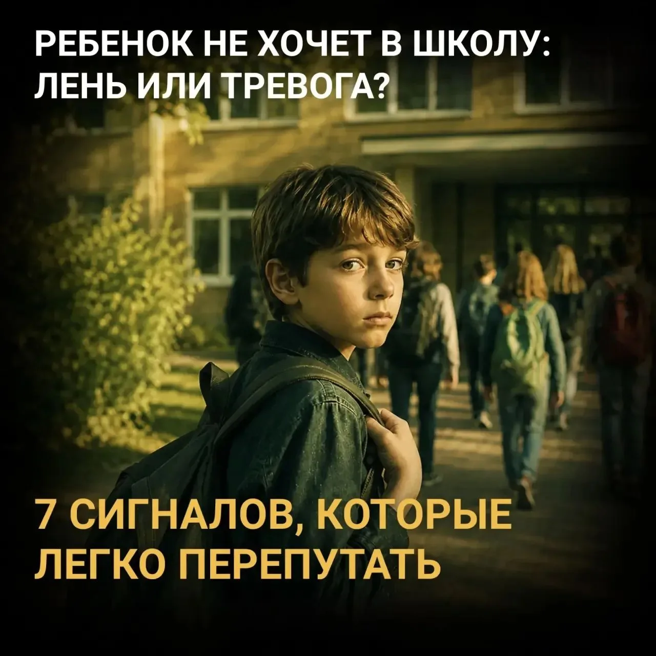 Ребенок не хочет в школу: лень или тревога? Рассказываем о семи сигналах, которые легко...