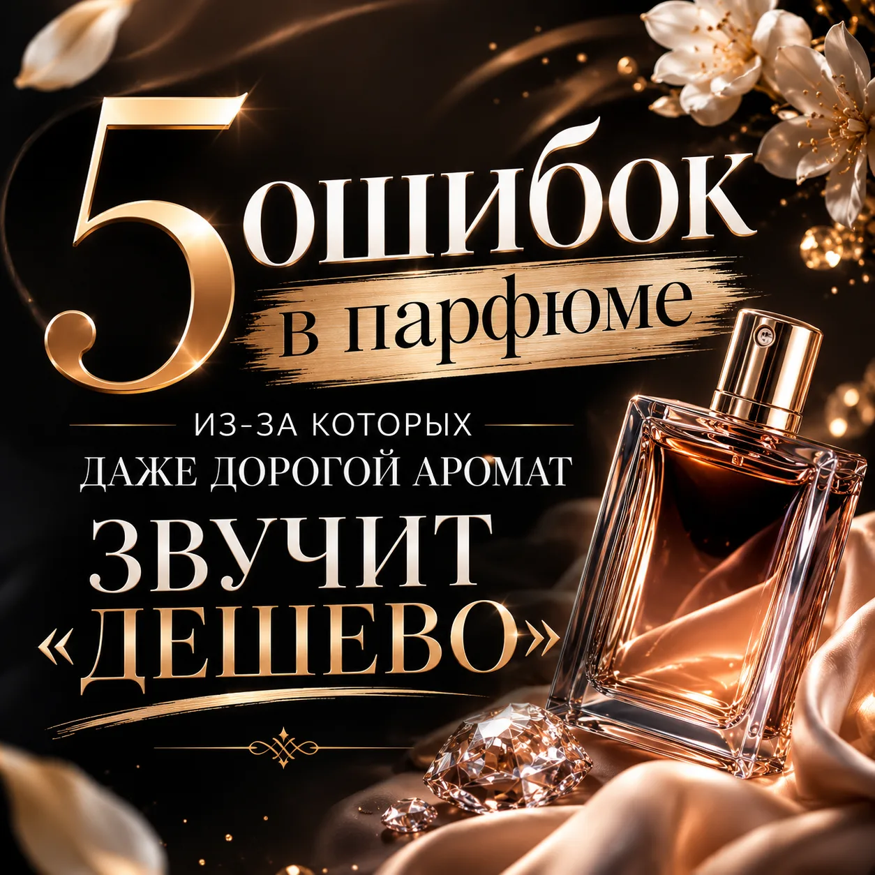 «5 ошибок в парфюме, из-за которых даже дорогой аромат звучит «дешево»✨
