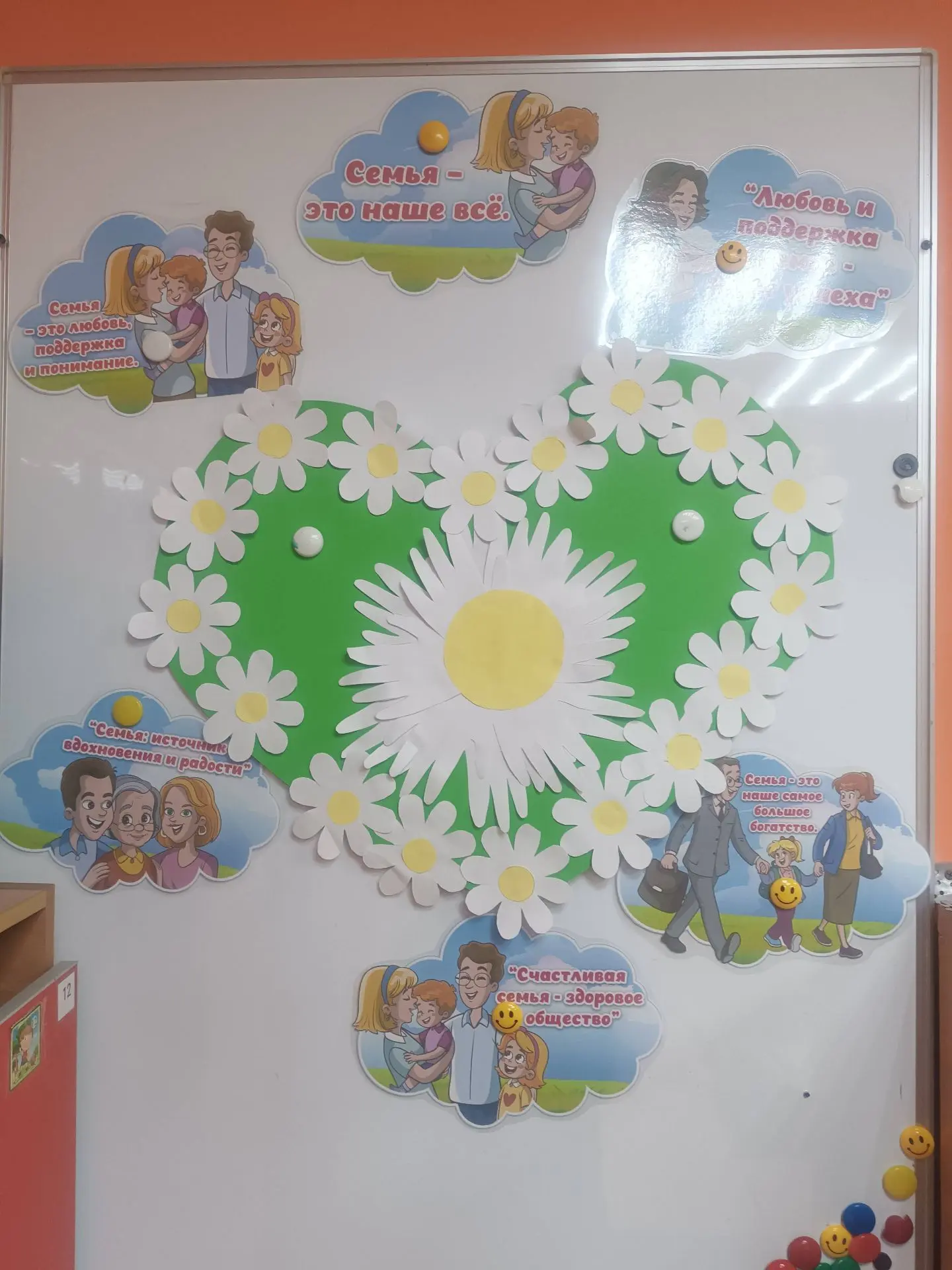 🌸Сердечная ромашка ко Дню семьи, любви и верности!
⁣
Ребята из средней и старшей группы подготовили