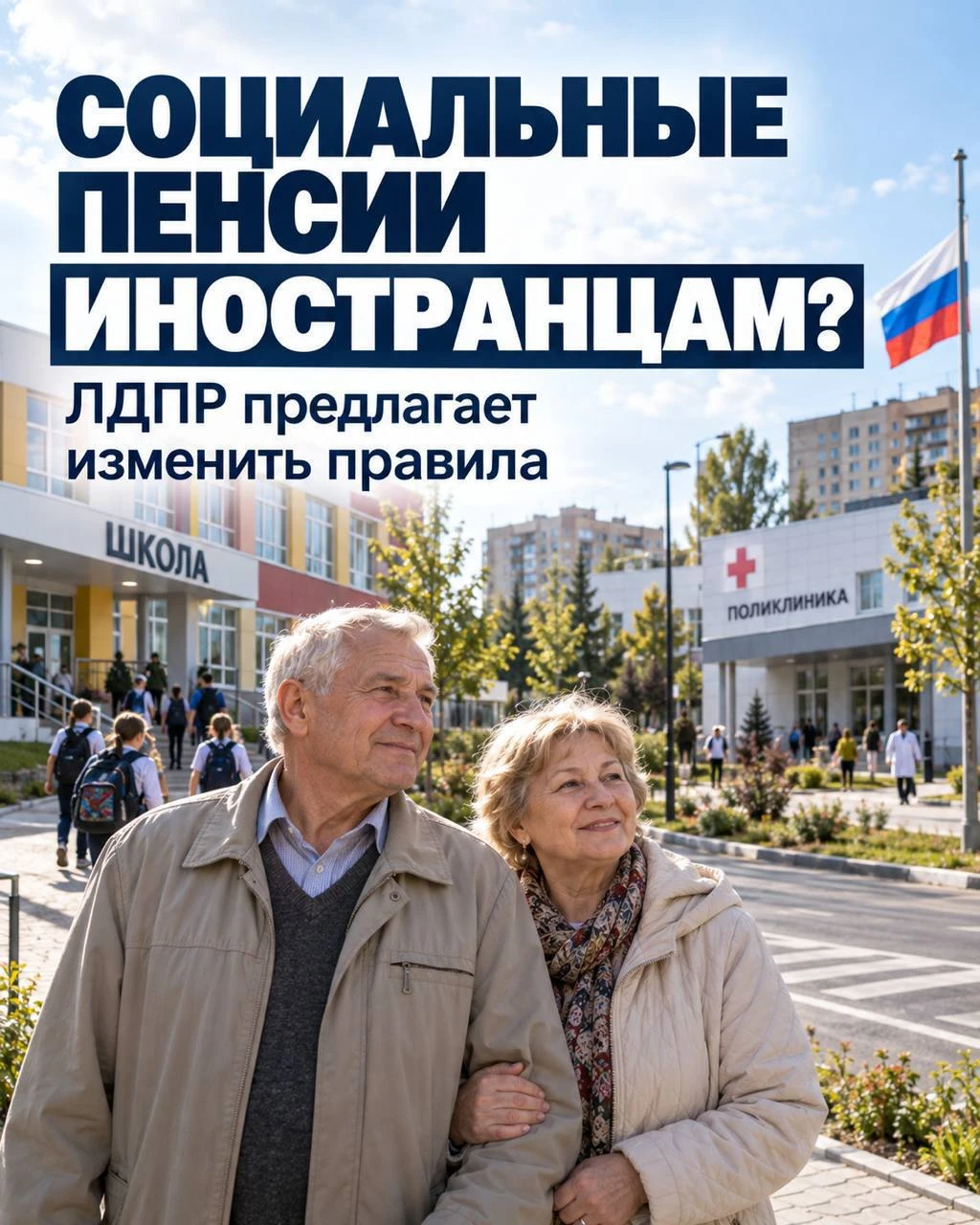 ℹ️ ЛДПР предлагает лишить иностранцев социальных пенсий в пользу граждан России