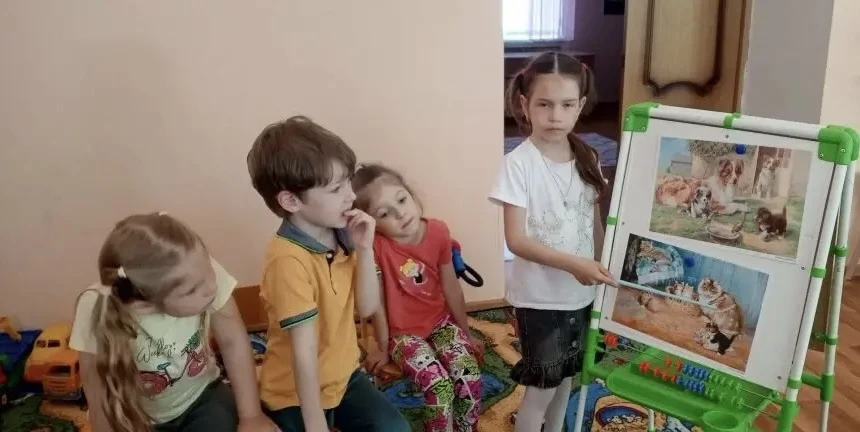 ✨⭐️«Б» старшая группа «Морские звёздочки» провела беседу: «Собаки и кошки - друзья чело...
