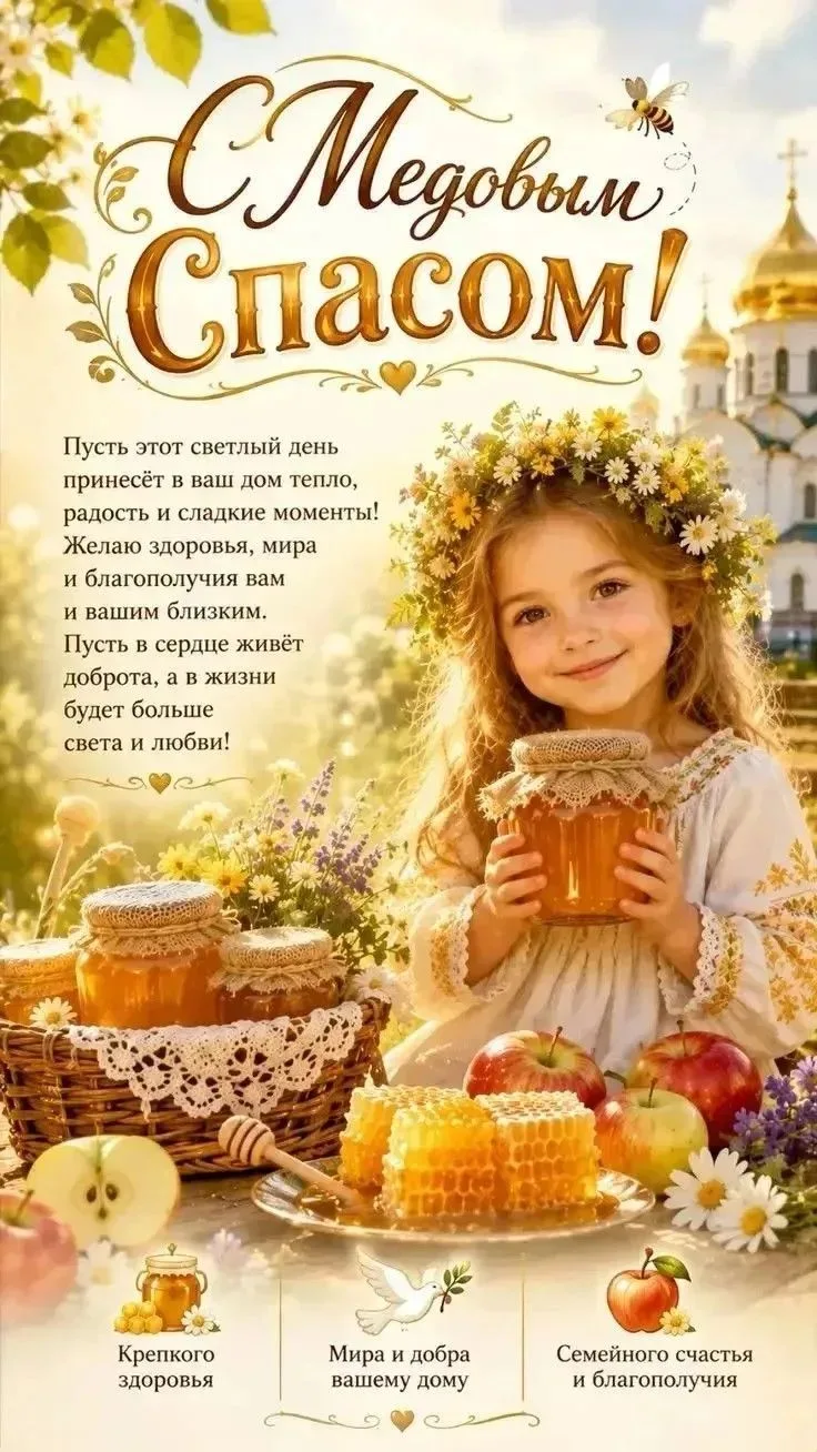 Август – месяц трех Спасов.
