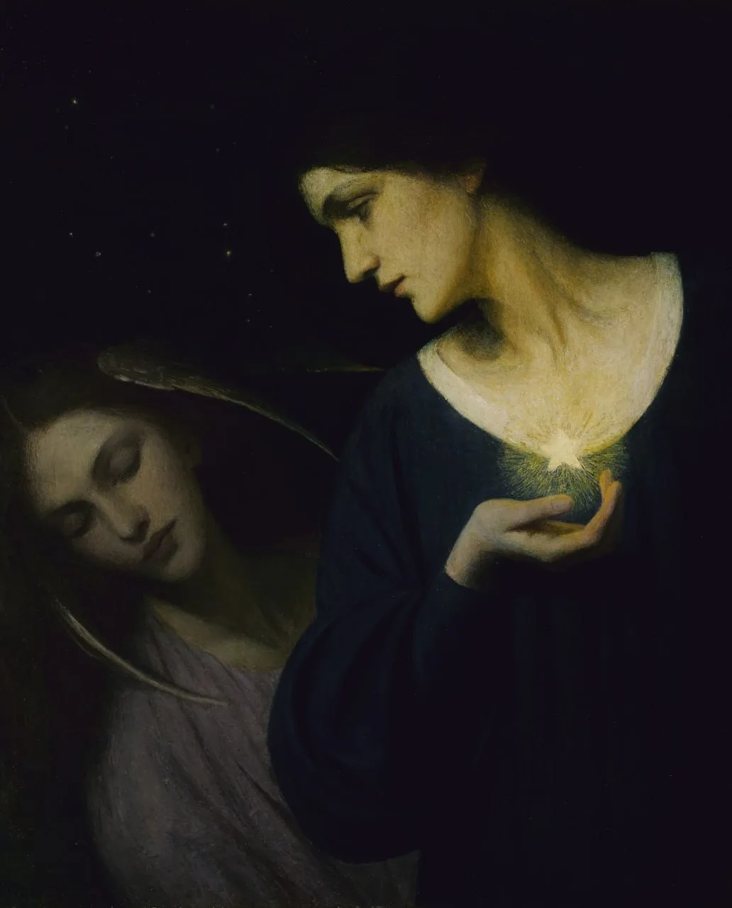 Ночь и её дочь Сновидение» (1902)

— Мэри Лиззи Макомбер 
(1861-1916)

Бестиа́рий 🦇