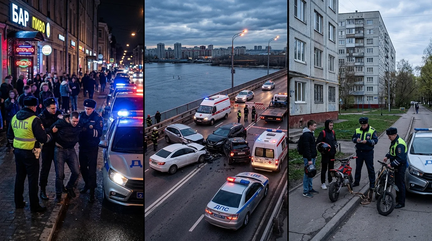 Задержание в Саяногорске, новое рассмотрение дела о смертельном ДТП и изъятые питбайки ...