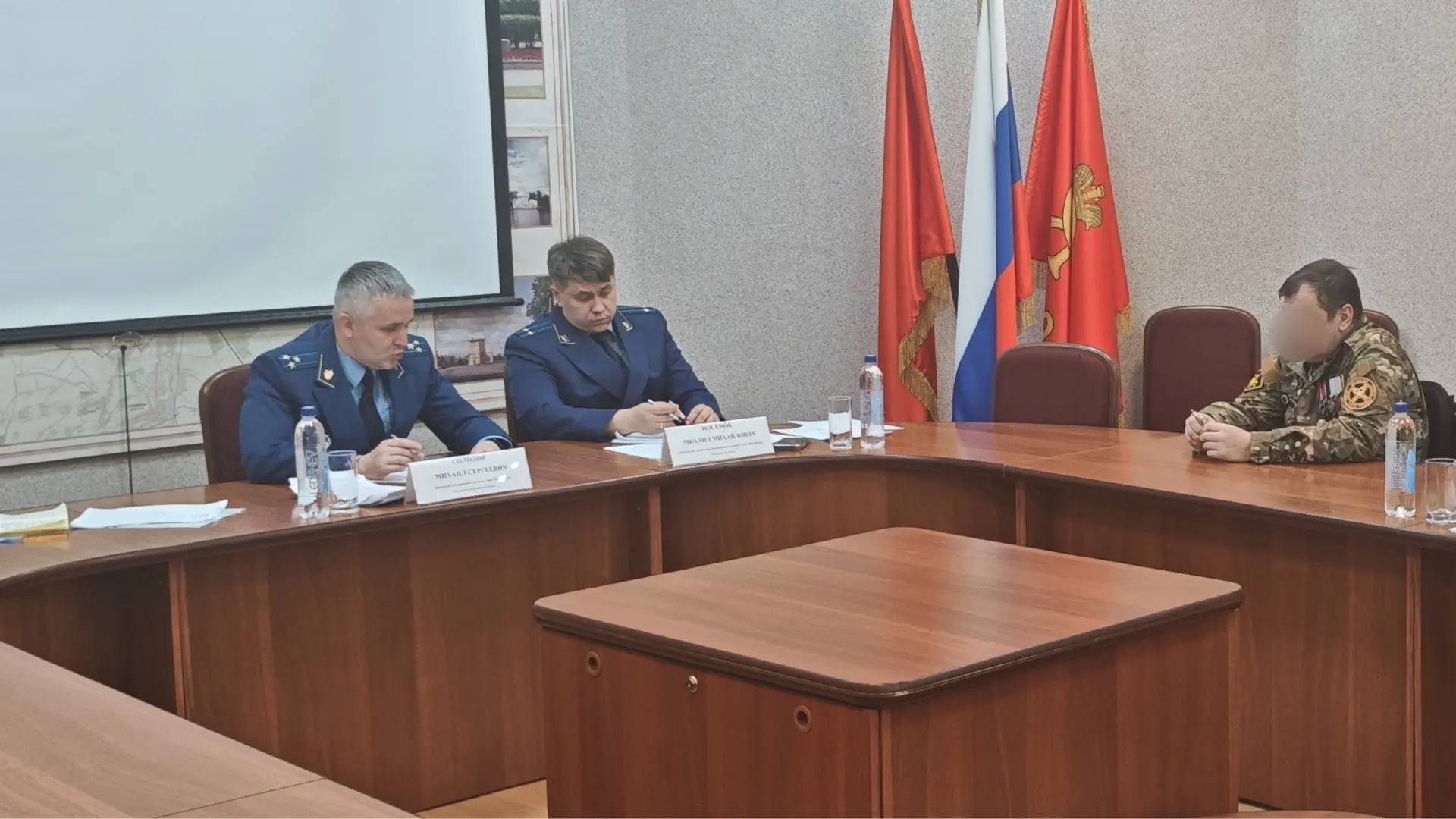 Прокурор Пушкинского района  г. Санкт-Петербурга Михаил Солодов провел прием участников специальной 