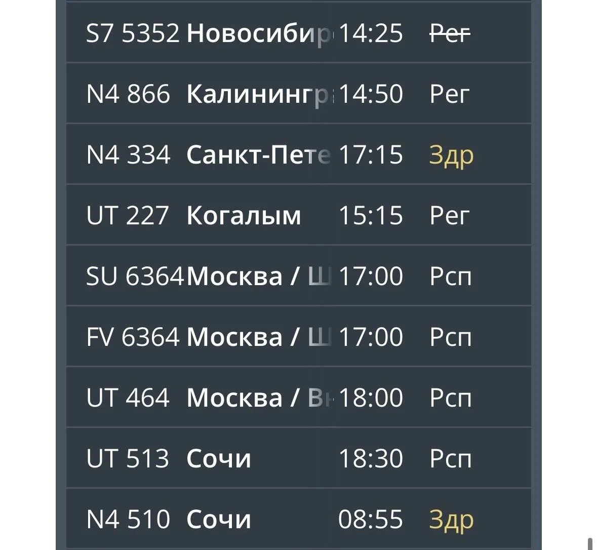 В Рощино сейчас массовые задержки рейсов