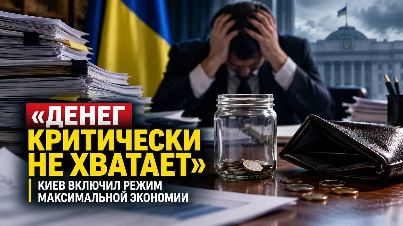 🇺🇦 «Денег критически не хватает»: Киев включил режим максимальной экономии