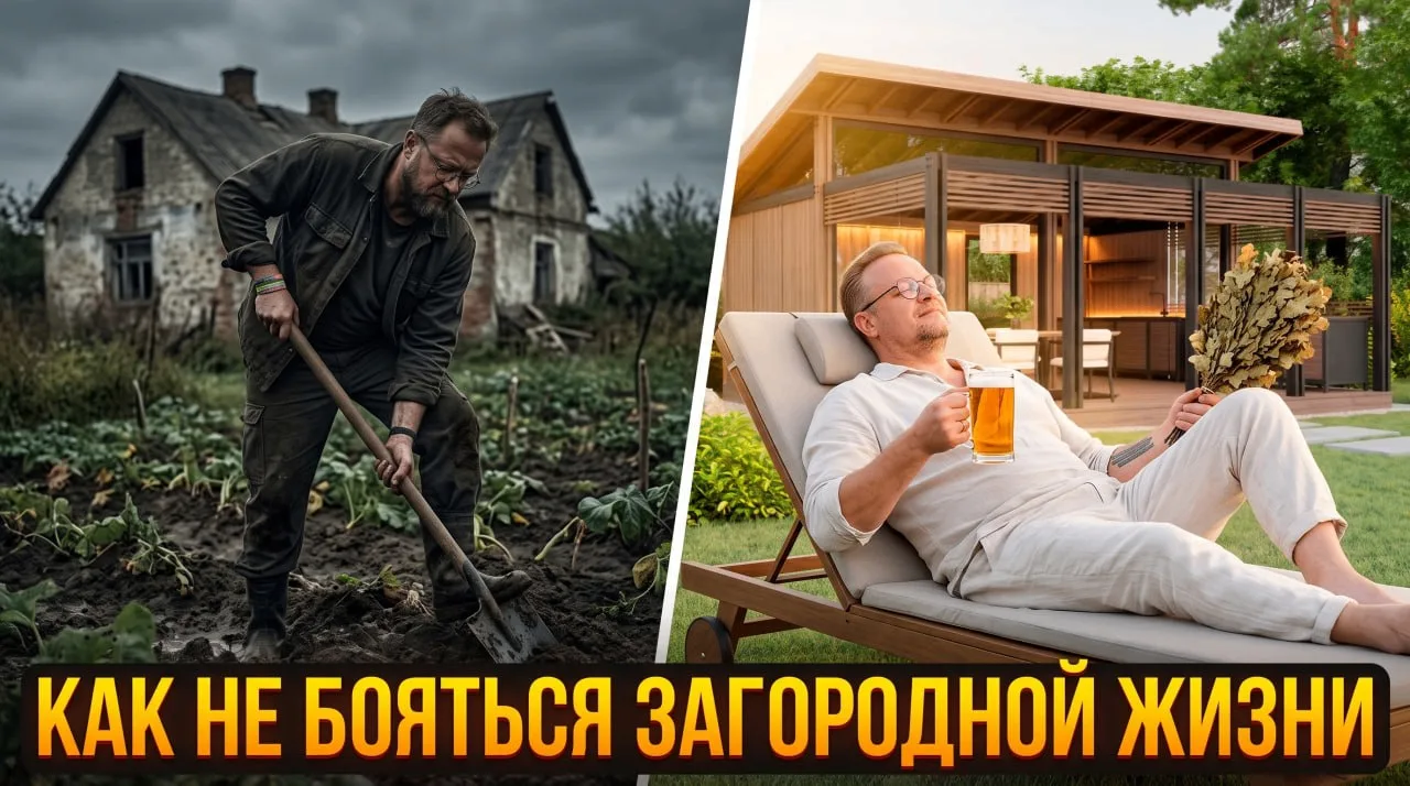 Выпуск вышел: КАК ЖИТЬ ЗА ГОРОДОМ БЕЗ СТРОЙКИ?