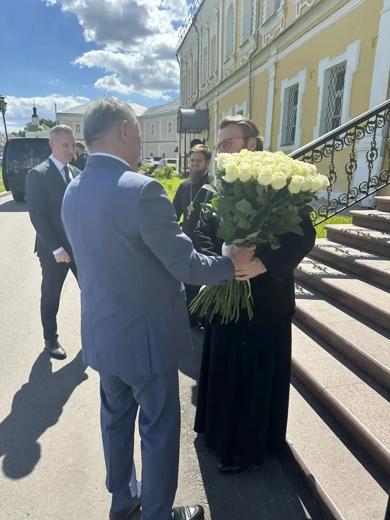 В рамках рабочей поездки в регион, пользуясь случаем рад был поздравить вместе с Губернатором Смолен
