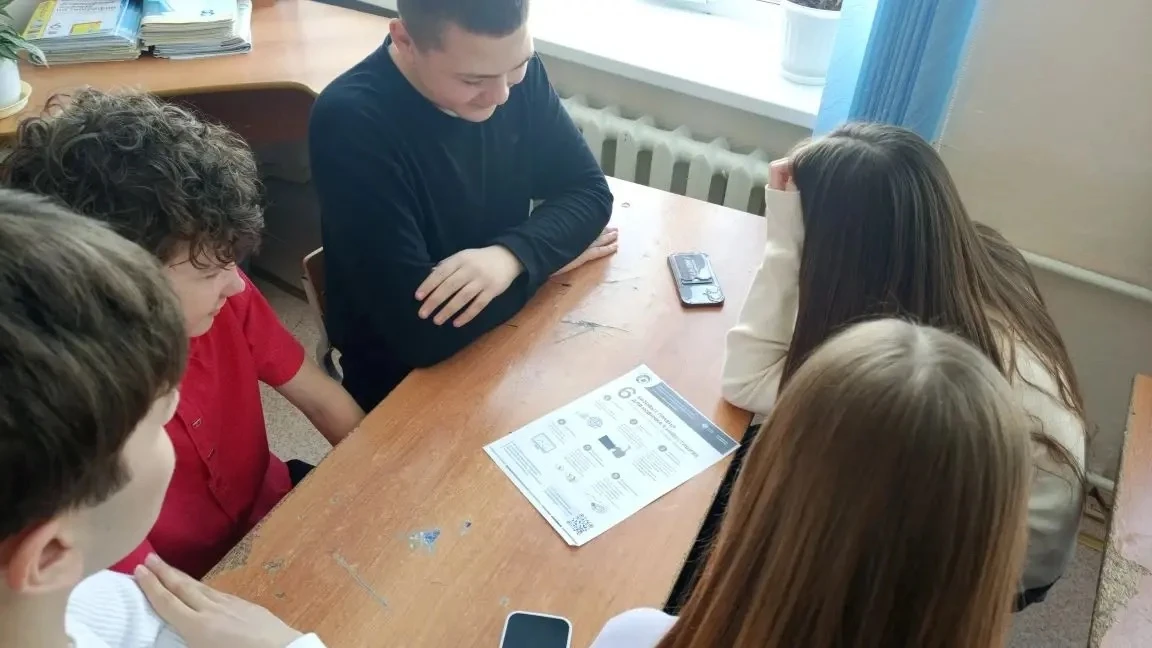 1️⃣3️⃣ марта ученики 8 «Б» класса приняли активное участие во Всероссийской просветительской эстафет