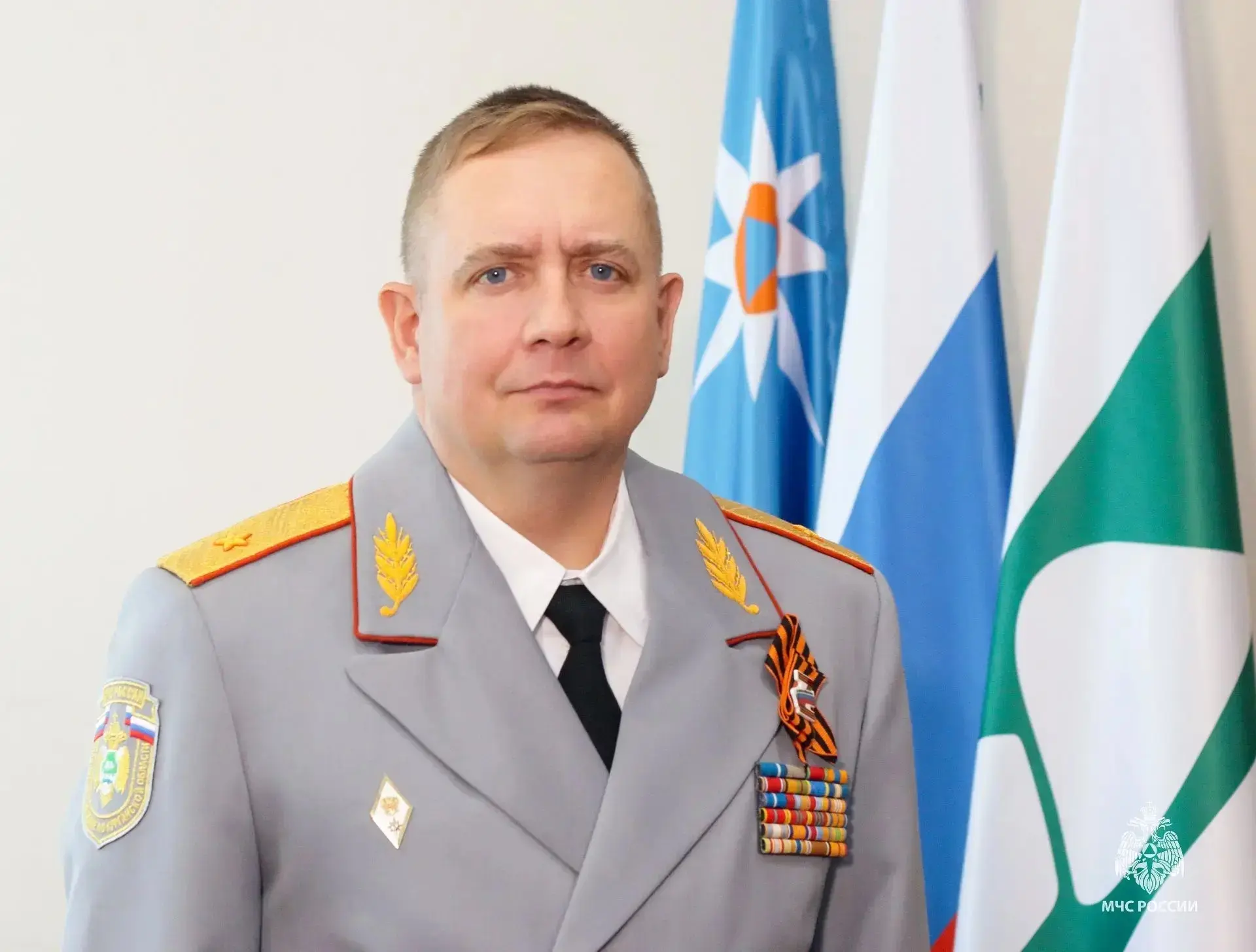 Поздравление начальника Главного управления генерал-майора внутренней службы Евгения Орлова с Днем Р