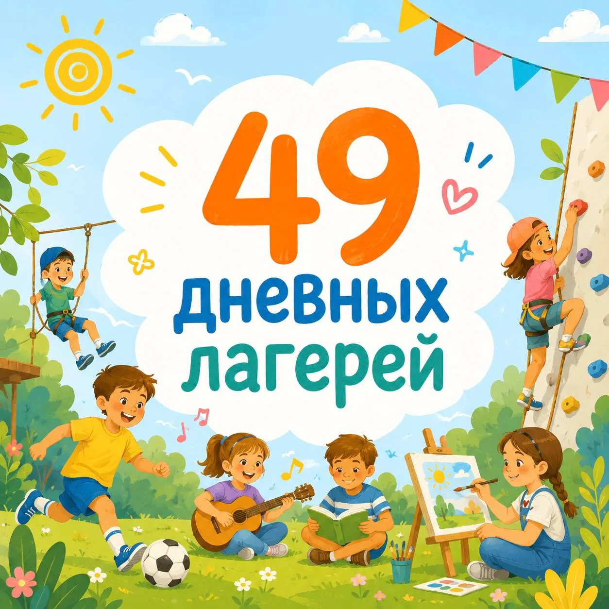 Через 2 недели долгожданные каникулы! ☀️  С 1 июня в Южном по традиции стартует летняя оздоровительн
