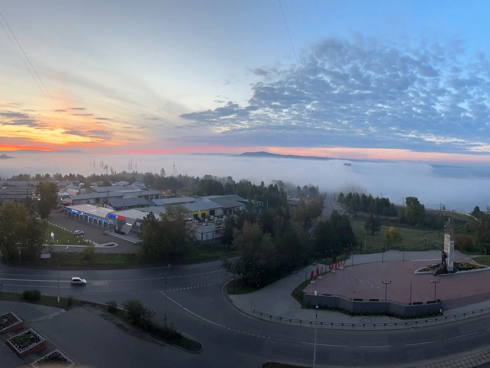 Утро с видом на бьеф