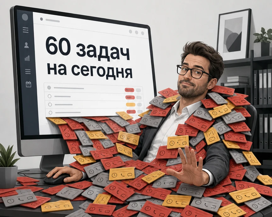 60 задач у менеджера в CRM — это не героизм